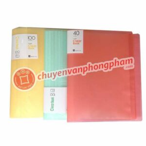 Bìa nhựa 80 lá VC