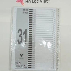 Bìa phân trang nhựa 31 số