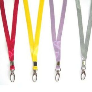 Dây đeo lụa móc xoay màu