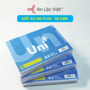 Giấy A4 Uni Plus 60 gsm màng co