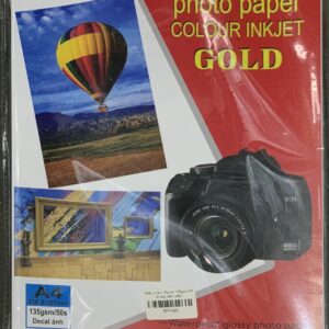 Giấy in ảnh Decal Ngũ Sắc A4 135gsm 50 tờ bóc dán