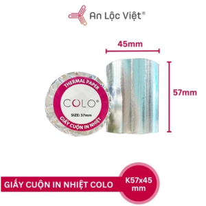 Giấy in nhiệt CoLo K57x45mm