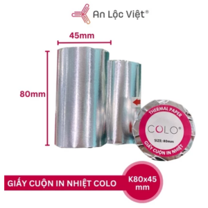 Giấy in nhiệt CoLo K80x45mm