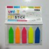 Giấy note 5 màu nhựa Uni-T