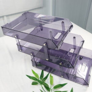 Kệ 3 tầng trượt mica Xukiva 169.3