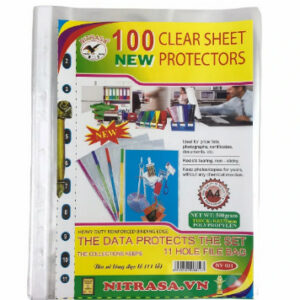 Bìa nylon lỗ A4 dày 500g