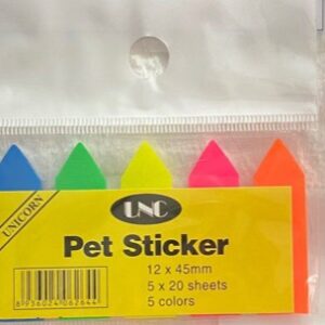 Giấy Note 5 màu mũi tên