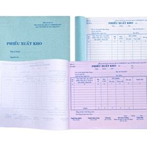 Phiếu thu, chi, nhập, xuất 2,3 liên dày (90 - 100 tờ, 13 x 19cm)