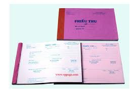 Phiếu thu, chi, nhập, xuất 2,3 liên dày (90-100 tờ, 13 x 19cm)