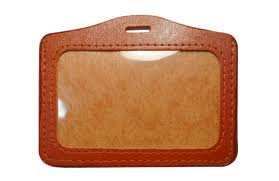 Thẻ đeo nhân viên bằng da