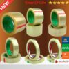 1 Cuộn Băng keo trong, rộng 1cm, 1.2cm, 2.4cm, 3.5cm, 4cm, 6cm, 7cm - 100yard, lõi giấy 3mm
