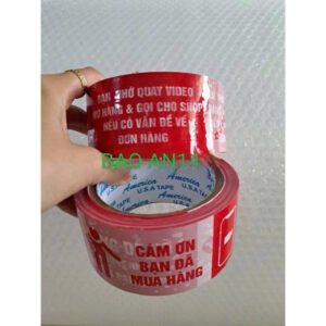 1 cuộn BĂNG KEO BẠN NHỚ QUAY VIDEO GỬI SHOP + CẢM ƠN SHIPRE 1 cây 6 cuộn nặng 1kg/cây 100Y -KEO NIÊM PHONG
