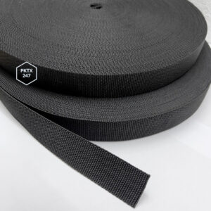 10 mét dây đai dù dẹt đen bản 2cm 2,5cm làm quai balo túi xách