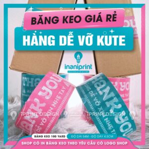 Băng Keo Hàng Dễ Vỡ, Băng Keo Đóng Hàng Giá Rẻ