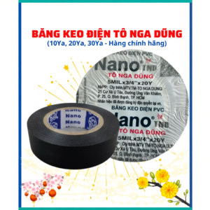 Băng keo điện 10Ya, 20Ya, 30Ya Tô Nga Dũng [Đủ màu]