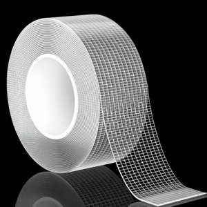 Băng keo hai mặt lưới Nano Acrylic dày 1mm, có thể giặt và tái sử dụng, dính chắc không để lại keo, có nhiều kích thước 1m, 3m, 5m