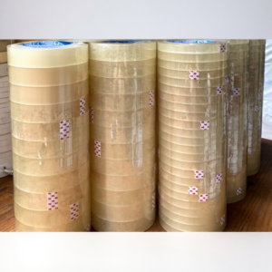 Băng keo trong độ dính cao 100 yard 1kg 12mm 20mm 24mm 24 cuộn 14 cuộn 12 cuộn chất liệu BOPP bền chắc