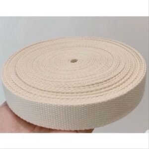 Cuộn Đai Cotton (30m-70m), 2cm, 2.5cm, 3cm, 3.8cm Dây thắt lưng, Canvas, dây quai balo canvas, túi xách