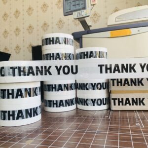 Cuộn băng keo " Thank you" bản 48mm 100yard BKA333