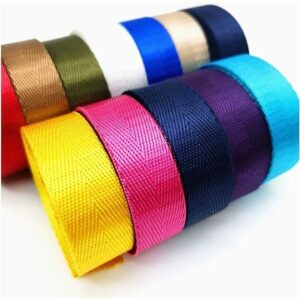 Dây đai dù, dây quai túi,dây ruy băng, dây quai balo, túi xách nhiều mày sắc bóng CAO CẤP bản 2.5cm 3.8cm