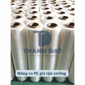Màng co PE 50cm, màng nilon bọc hàng, màng chít, màng quấn siêu loại 1 (Màng PE 5 tấc)