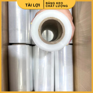 Màng pe 30cm 25cm 20cm 10cm cuộn nilong cuộn pe quấn hàng bảo vệ hàng hóa chống nước ủ body ủ trắng ủ tê