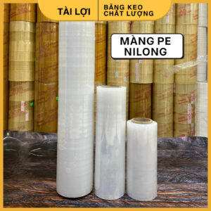 Màng pe, màng chít, cuộn nilon màng quấn bảo vệ sản phẩm chống nước chống bụi chống trầy 50cm 30cm 25cm 20cm 10cm PE