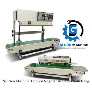 Máy Hàn miệng túi liên tục FR-900 dạng đứng, Bảo hành 12 tháng