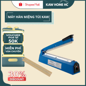 Máy hàn túi nilon KAW size 40,30,20 - Bảo hành 12 tháng, bảo hành uy tín 1 đổi 1