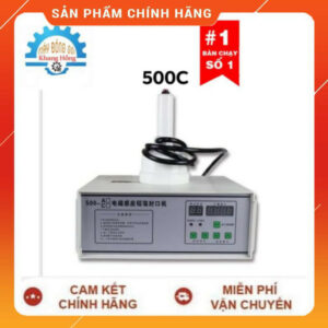 Máy màng seal nhôm 500C siu nắp chai lọ đường kính <13cm HÀNG CHÍNH HÃNG - MÁY ĐÓNG GÓI KHANG HỒNG