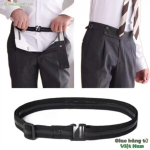 [Vận chuyển nhanh] Dây thắt lưng GILDEDHOMIN, Nylon chống trượt chống nhăn, Áo sơ mi giữ đai kinh doanh đàn hồi tốt nhất