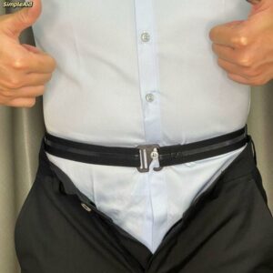 [Vận chuyển nhanh] Dây thắt lưng SIMPLEAID, Áo sơ mi giữ Nylon tốt nhất chống nhăn, Thắt lưng chống trượt dành cho doanh nhân co giãn